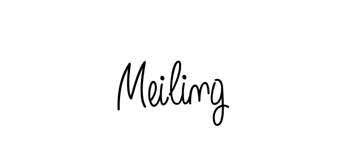 Best and Professional Signature Style for Meiling. Angelique-Rose-font-FFP Best Signature Style Collection. Meiling signature style 5 images and pictures png