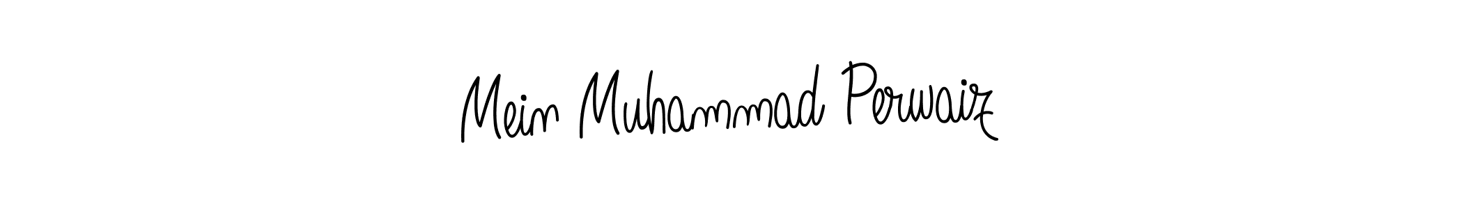 Create a beautiful signature design for name Mein Muhammad Perwaiz. With this signature (Angelique-Rose-font-FFP) fonts, you can make a handwritten signature for free. Mein Muhammad Perwaiz signature style 5 images and pictures png