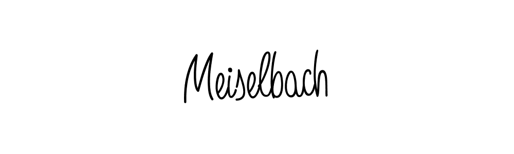 Use a signature maker to create a handwritten signature online. With this signature software, you can design (Angelique-Rose-font-FFP) your own signature for name Meiselbach. Meiselbach signature style 5 images and pictures png