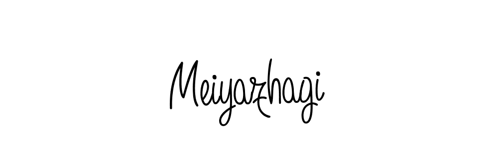 You should practise on your own different ways (Angelique-Rose-font-FFP) to write your name (Meiyazhagi) in signature. don't let someone else do it for you. Meiyazhagi signature style 5 images and pictures png