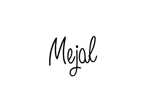 Design your own signature with our free online signature maker. With this signature software, you can create a handwritten (Angelique-Rose-font-FFP) signature for name Mejal. Mejal signature style 5 images and pictures png