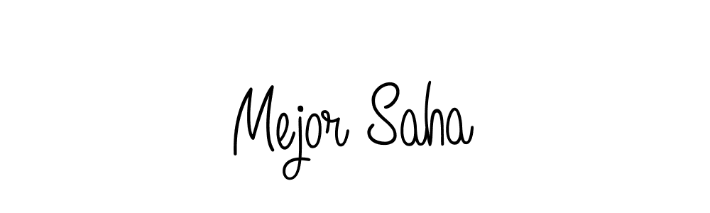 Create a beautiful signature design for name Mejor Saha. With this signature (Angelique-Rose-font-FFP) fonts, you can make a handwritten signature for free. Mejor Saha signature style 5 images and pictures png