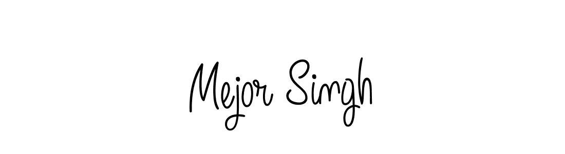 Create a beautiful signature design for name Mejor Singh. With this signature (Angelique-Rose-font-FFP) fonts, you can make a handwritten signature for free. Mejor Singh signature style 5 images and pictures png