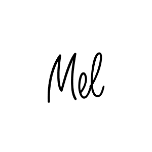 Create a beautiful signature design for name Mel. With this signature (Angelique-Rose-font-FFP) fonts, you can make a handwritten signature for free. Mel signature style 5 images and pictures png