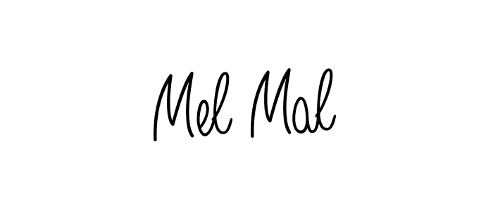 Design your own signature with our free online signature maker. With this signature software, you can create a handwritten (Angelique-Rose-font-FFP) signature for name Mel Mal. Mel Mal signature style 5 images and pictures png