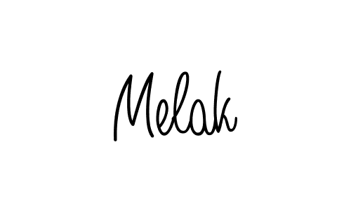 How to make Melak signature? Angelique-Rose-font-FFP is a professional autograph style. Create handwritten signature for Melak name. Melak signature style 5 images and pictures png