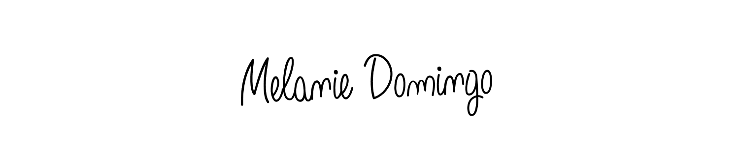 Design your own signature with our free online signature maker. With this signature software, you can create a handwritten (Angelique-Rose-font-FFP) signature for name Melanie Domingo. Melanie Domingo signature style 5 images and pictures png