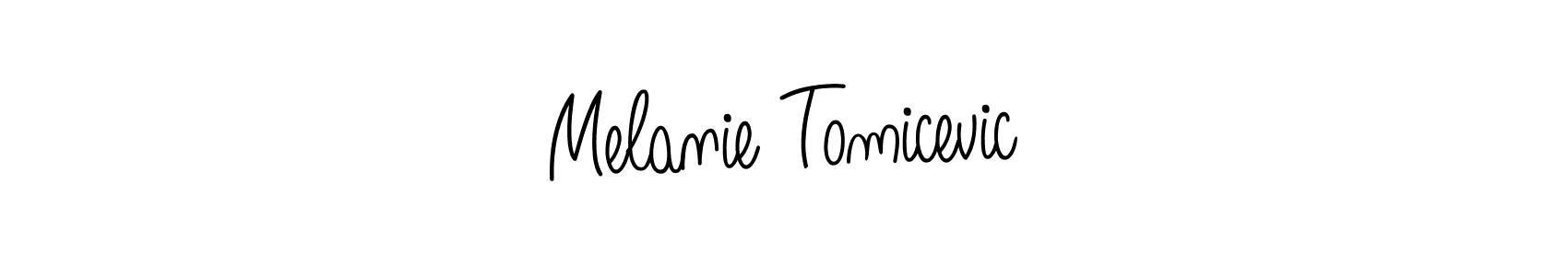 Best and Professional Signature Style for Melanie Tomicevic. Angelique-Rose-font-FFP Best Signature Style Collection. Melanie Tomicevic signature style 5 images and pictures png