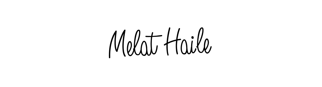 Create a beautiful signature design for name Melat Haile. With this signature (Angelique-Rose-font-FFP) fonts, you can make a handwritten signature for free. Melat Haile signature style 5 images and pictures png