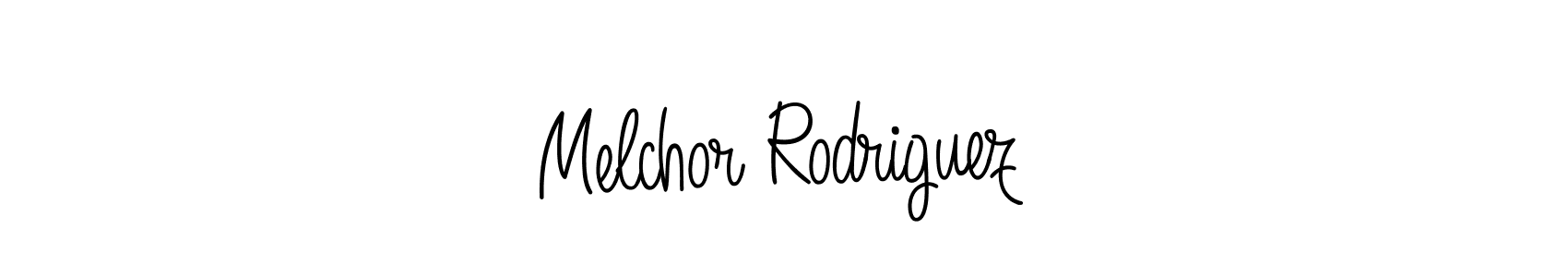 How to make Melchor Rodriguez signature? Angelique-Rose-font-FFP is a professional autograph style. Create handwritten signature for Melchor Rodriguez name. Melchor Rodriguez signature style 5 images and pictures png