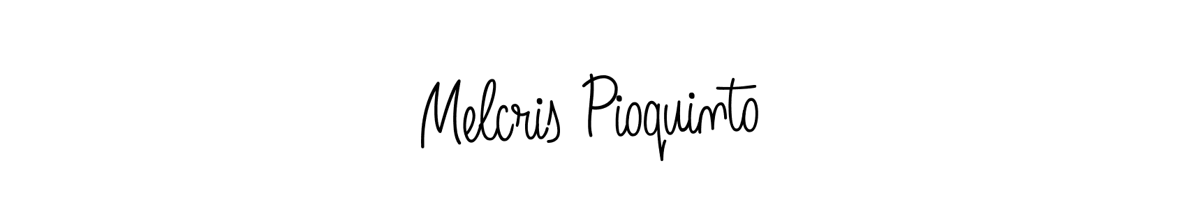 Here are the top 10 professional signature styles for the name Melcris Pioquinto. These are the best autograph styles you can use for your name. Melcris Pioquinto signature style 5 images and pictures png