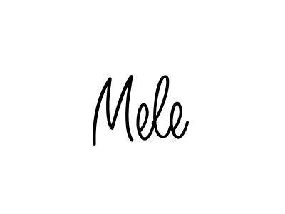 Make a beautiful signature design for name Mele. Use this online signature maker to create a handwritten signature for free. Mele signature style 5 images and pictures png