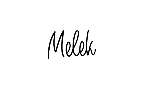 Make a beautiful signature design for name Melek. Use this online signature maker to create a handwritten signature for free. Melek signature style 5 images and pictures png