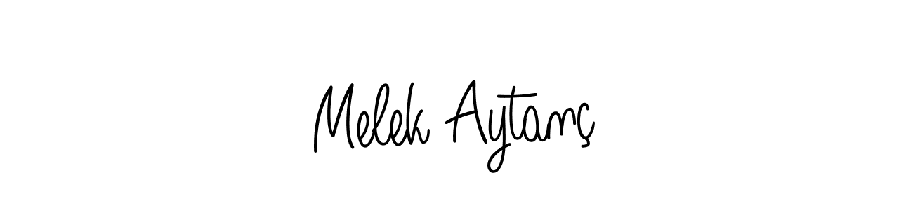 Create a beautiful signature design for name Melek Aytanç. With this signature (Angelique-Rose-font-FFP) fonts, you can make a handwritten signature for free. Melek Aytanç signature style 5 images and pictures png