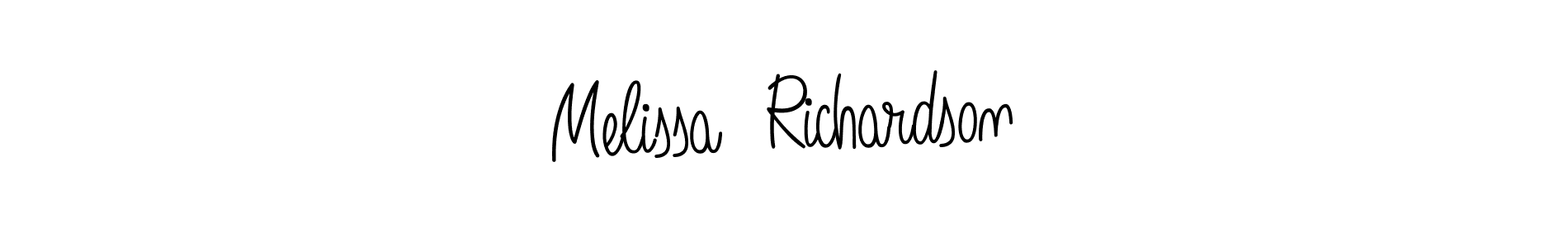 Angelique-Rose-font-FFP is a professional signature style that is perfect for those who want to add a touch of class to their signature. It is also a great choice for those who want to make their signature more unique. Get Melissa  Richardson name to fancy signature for free. Melissa  Richardson signature style 5 images and pictures png