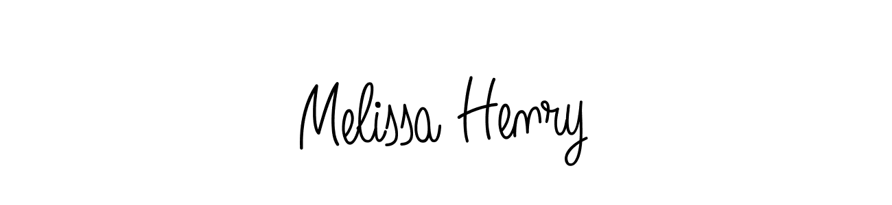 Make a beautiful signature design for name Melissa Henry. With this signature (Angelique-Rose-font-FFP) style, you can create a handwritten signature for free. Melissa Henry signature style 5 images and pictures png