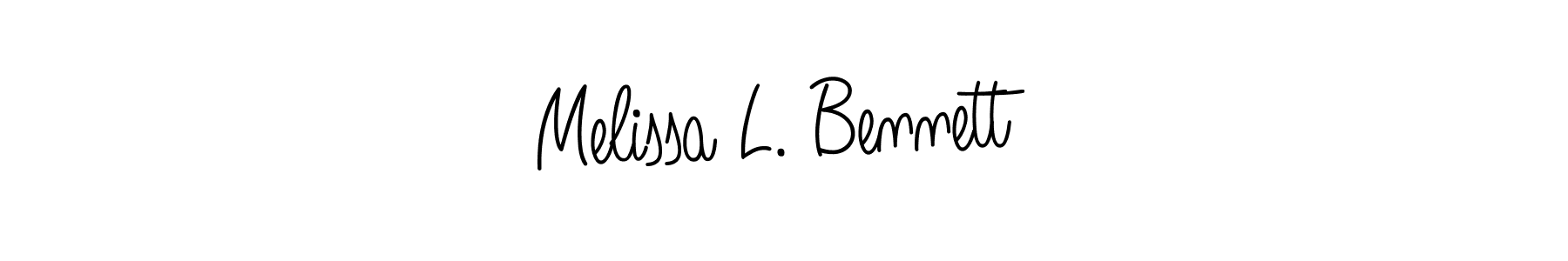 Also we have Melissa L. Bennett name is the best signature style. Create professional handwritten signature collection using Angelique-Rose-font-FFP autograph style. Melissa L. Bennett signature style 5 images and pictures png