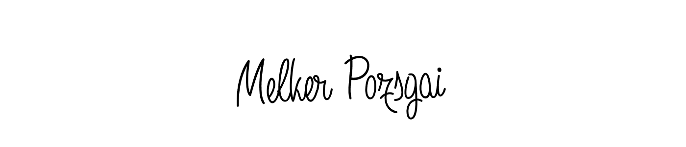 if you are searching for the best signature style for your name Melker Pozsgai. so please give up your signature search. here we have designed multiple signature styles  using Angelique-Rose-font-FFP. Melker Pozsgai signature style 5 images and pictures png