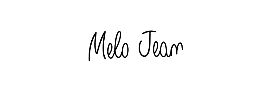 The best way (Angelique-Rose-font-FFP) to make a short signature is to pick only two or three words in your name. The name Melo Jean include a total of six letters. For converting this name. Melo Jean signature style 5 images and pictures png