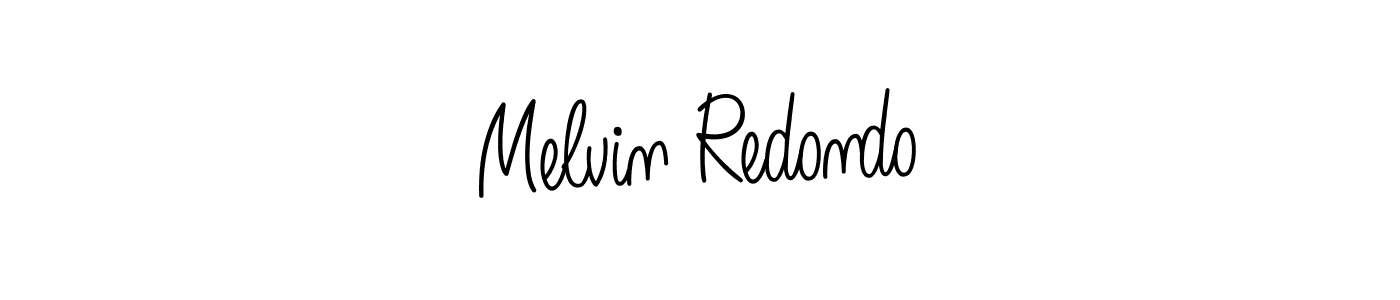 The best way (Angelique-Rose-font-FFP) to make a short signature is to pick only two or three words in your name. The name Melvin Redondo include a total of six letters. For converting this name. Melvin Redondo signature style 5 images and pictures png
