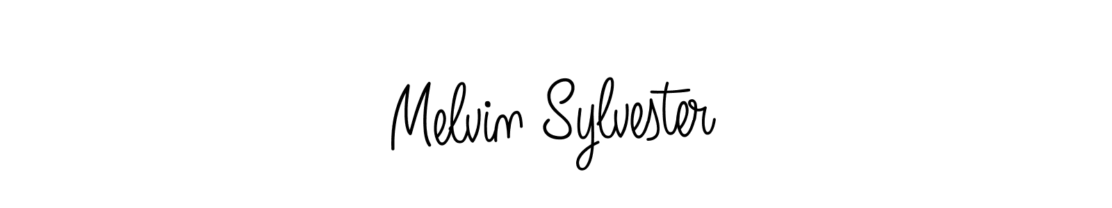 Best and Professional Signature Style for Melvin Sylvester. Angelique-Rose-font-FFP Best Signature Style Collection. Melvin Sylvester signature style 5 images and pictures png