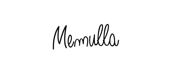 Design your own signature with our free online signature maker. With this signature software, you can create a handwritten (Angelique-Rose-font-FFP) signature for name Memulla. Memulla signature style 5 images and pictures png