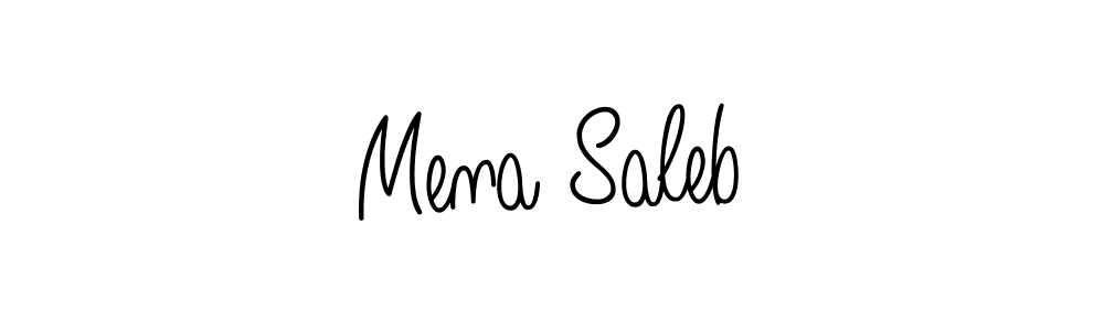 Make a short Mena Saleb signature style. Manage your documents anywhere anytime using Angelique-Rose-font-FFP. Create and add eSignatures, submit forms, share and send files easily. Mena Saleb signature style 5 images and pictures png