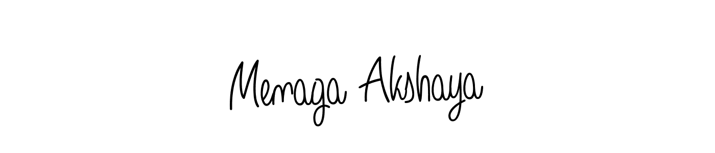 Best and Professional Signature Style for Menaga Akshaya. Angelique-Rose-font-FFP Best Signature Style Collection. Menaga Akshaya signature style 5 images and pictures png