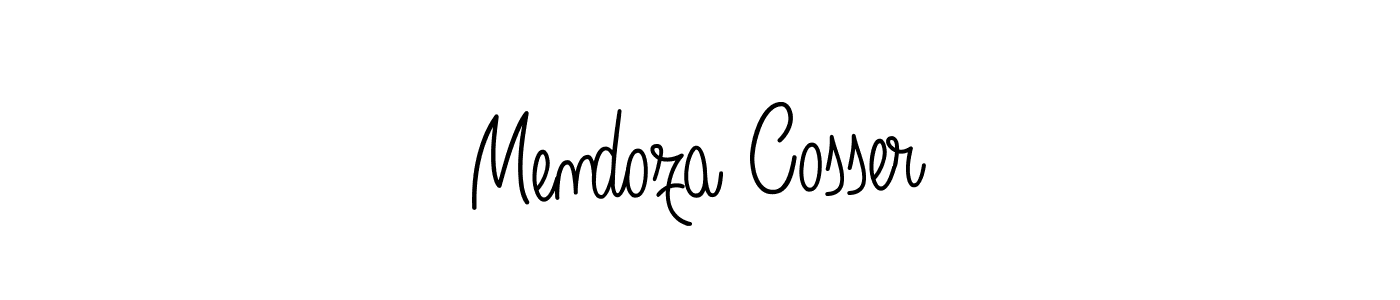 Create a beautiful signature design for name Mendoza Cosser. With this signature (Angelique-Rose-font-FFP) fonts, you can make a handwritten signature for free. Mendoza Cosser signature style 5 images and pictures png