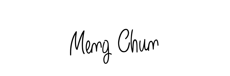 Best and Professional Signature Style for Meng Chun. Angelique-Rose-font-FFP Best Signature Style Collection. Meng Chun signature style 5 images and pictures png