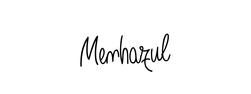 Check out images of Autograph of Menhazul name. Actor Menhazul Signature Style. Angelique-Rose-font-FFP is a professional sign style online. Menhazul signature style 5 images and pictures png