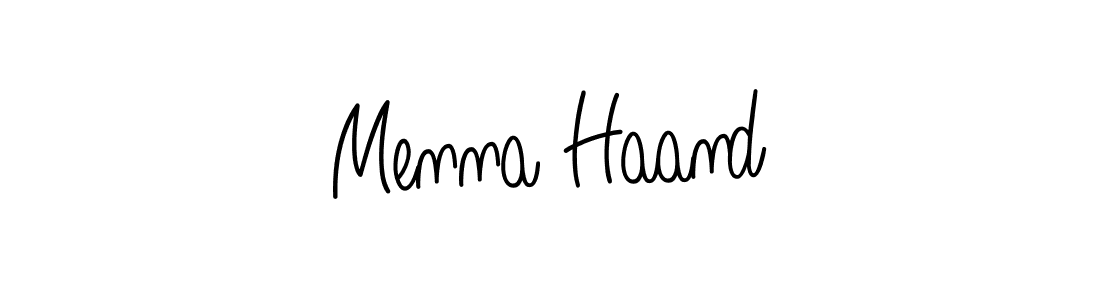 Once you've used our free online signature maker to create your best signature Angelique-Rose-font-FFP style, it's time to enjoy all of the benefits that Menna Haand name signing documents. Menna Haand signature style 5 images and pictures png