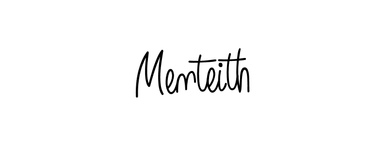 Create a beautiful signature design for name Menteith. With this signature (Angelique-Rose-font-FFP) fonts, you can make a handwritten signature for free. Menteith signature style 5 images and pictures png