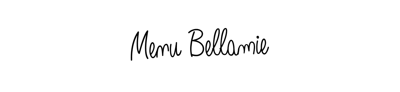 Make a short Menu Bellamie signature style. Manage your documents anywhere anytime using Angelique-Rose-font-FFP. Create and add eSignatures, submit forms, share and send files easily. Menu Bellamie signature style 5 images and pictures png
