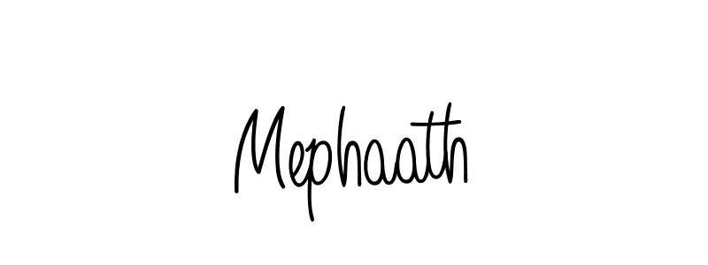 Use a signature maker to create a handwritten signature online. With this signature software, you can design (Angelique-Rose-font-FFP) your own signature for name Mephaath. Mephaath signature style 5 images and pictures png