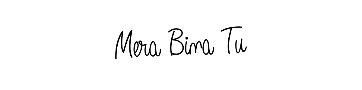 This is the best signature style for the Mera Bina Tu name. Also you like these signature font (Angelique-Rose-font-FFP). Mix name signature. Mera Bina Tu signature style 5 images and pictures png