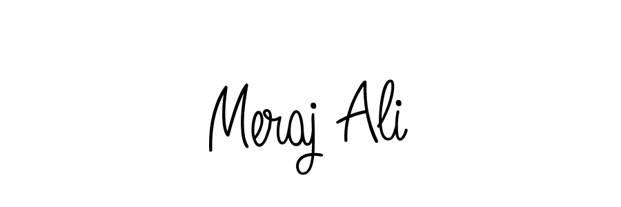 Design your own signature with our free online signature maker. With this signature software, you can create a handwritten (Angelique-Rose-font-FFP) signature for name Meraj Ali. Meraj Ali signature style 5 images and pictures png