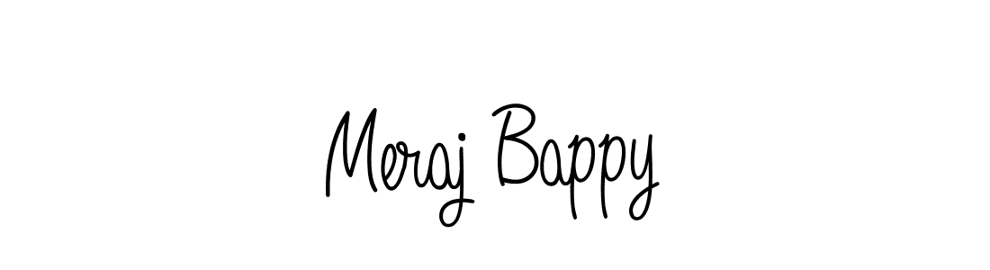 Create a beautiful signature design for name Meraj Bappy. With this signature (Angelique-Rose-font-FFP) fonts, you can make a handwritten signature for free. Meraj Bappy signature style 5 images and pictures png