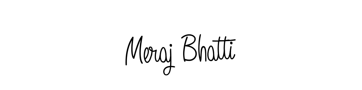 Also we have Meraj Bhatti name is the best signature style. Create professional handwritten signature collection using Angelique-Rose-font-FFP autograph style. Meraj Bhatti signature style 5 images and pictures png