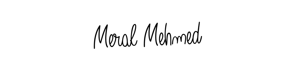 Meral Mehmed stylish signature style. Best Handwritten Sign (Angelique-Rose-font-FFP) for my name. Handwritten Signature Collection Ideas for my name Meral Mehmed. Meral Mehmed signature style 5 images and pictures png