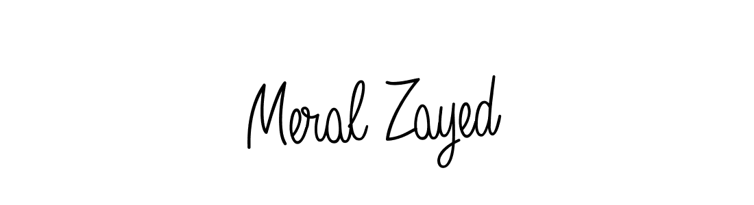 Make a beautiful signature design for name Meral Zayed. Use this online signature maker to create a handwritten signature for free. Meral Zayed signature style 5 images and pictures png