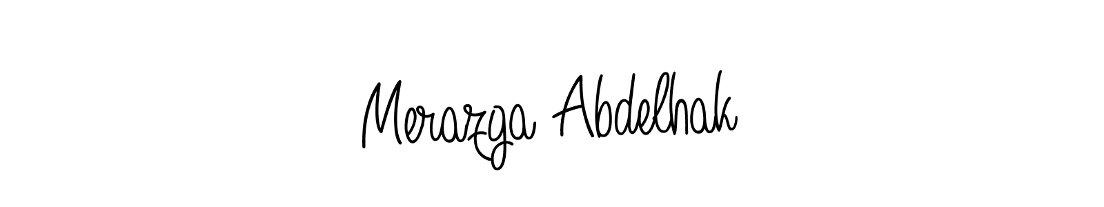 Merazga Abdelhak stylish signature style. Best Handwritten Sign (Angelique-Rose-font-FFP) for my name. Handwritten Signature Collection Ideas for my name Merazga Abdelhak. Merazga Abdelhak signature style 5 images and pictures png