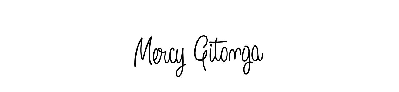 How to make Mercy Gitonga signature? Angelique-Rose-font-FFP is a professional autograph style. Create handwritten signature for Mercy Gitonga name. Mercy Gitonga signature style 5 images and pictures png