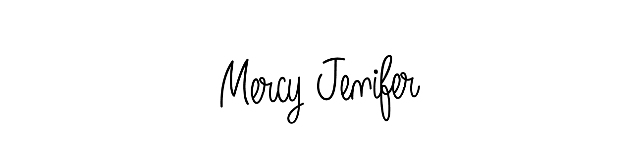 It looks lik you need a new signature style for name Mercy Jenifer. Design unique handwritten (Angelique-Rose-font-FFP) signature with our free signature maker in just a few clicks. Mercy Jenifer signature style 5 images and pictures png