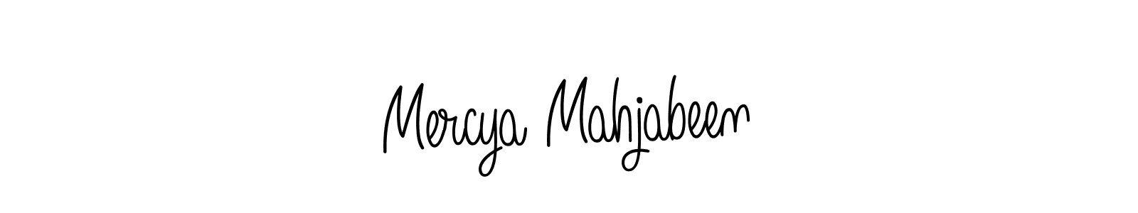 Make a short Mercya Mahjabeen signature style. Manage your documents anywhere anytime using Angelique-Rose-font-FFP. Create and add eSignatures, submit forms, share and send files easily. Mercya Mahjabeen signature style 5 images and pictures png