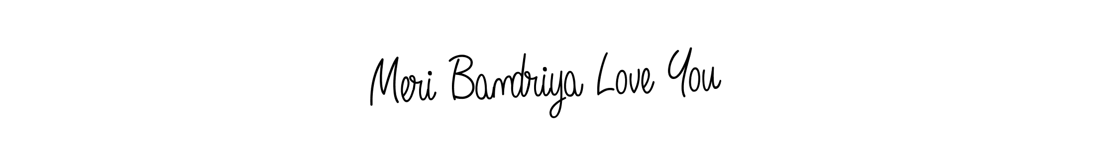 Similarly Angelique-Rose-font-FFP is the best handwritten signature design. Signature creator online .You can use it as an online autograph creator for name Meri Bandriya Love You. Meri Bandriya Love You signature style 5 images and pictures png