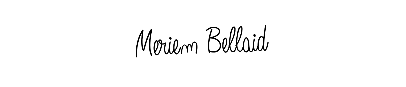 Best and Professional Signature Style for Meriem Bellaid. Angelique-Rose-font-FFP Best Signature Style Collection. Meriem Bellaid signature style 5 images and pictures png