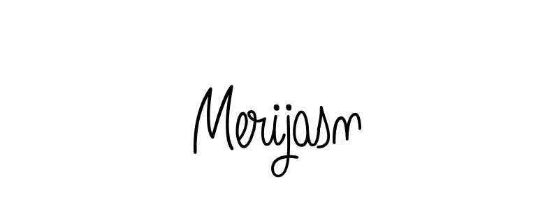 The best way (Angelique-Rose-font-FFP) to make a short signature is to pick only two or three words in your name. The name Merijasn include a total of six letters. For converting this name. Merijasn signature style 5 images and pictures png
