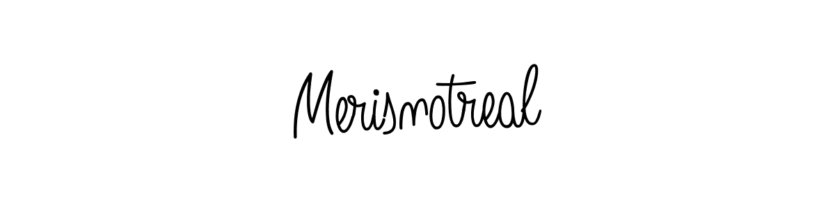 The best way (Angelique-Rose-font-FFP) to make a short signature is to pick only two or three words in your name. The name Merisnotreal include a total of six letters. For converting this name. Merisnotreal signature style 5 images and pictures png
