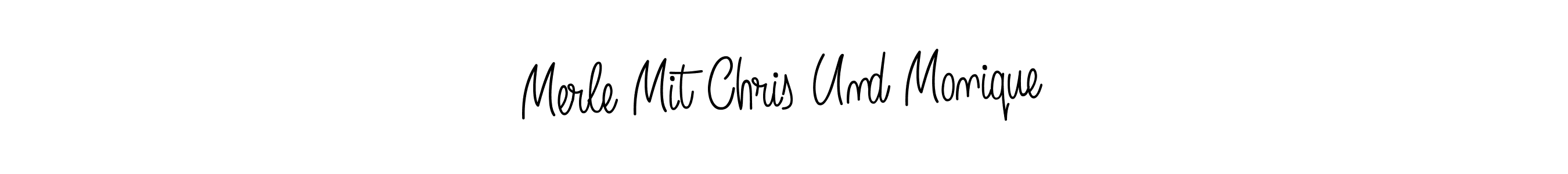 Once you've used our free online signature maker to create your best signature Angelique-Rose-font-FFP style, it's time to enjoy all of the benefits that Merle Mit Chris Und Monique name signing documents. Merle Mit Chris Und Monique signature style 5 images and pictures png